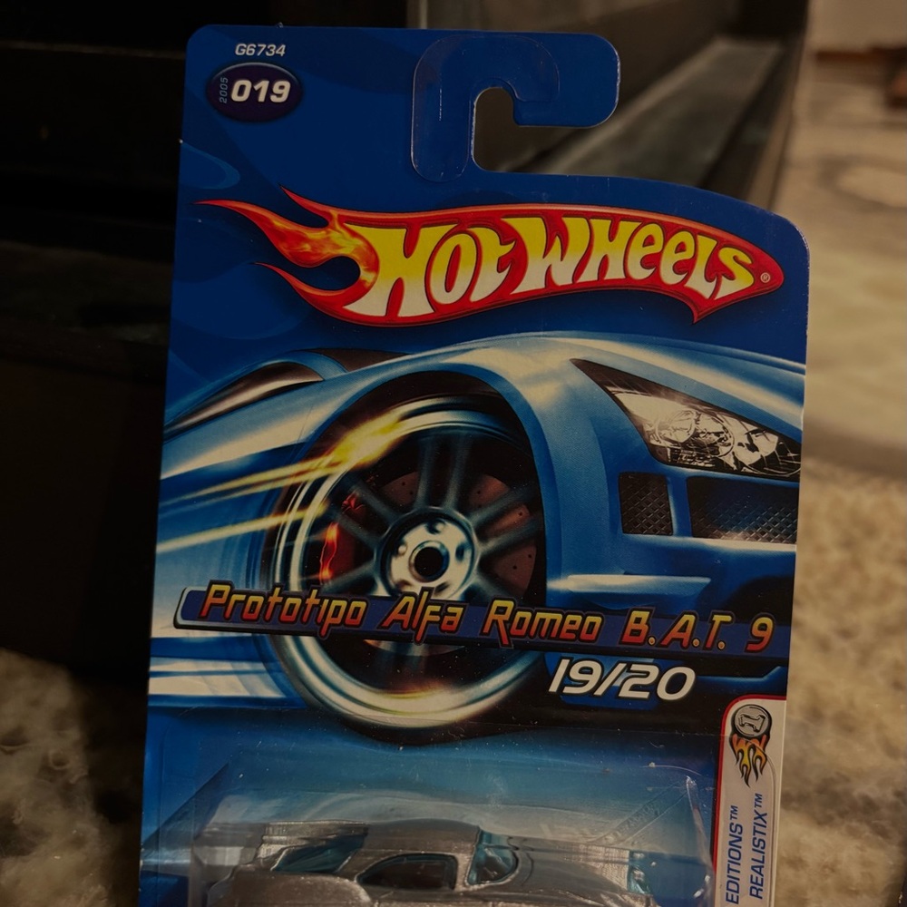 Hot Wheels Blue Prototipo Alfa Romeo B.A.T. 9 Toy Car